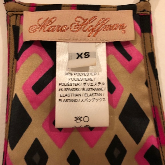 Mara Hoffman Geo Print Racerback Tank Top - XS - Picture 2 of 2